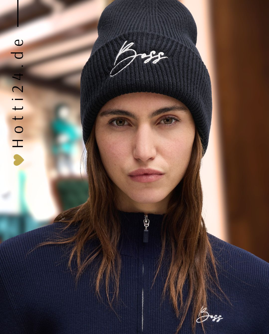BOSS Equestrian »Mütze High Cuff Sky Captain