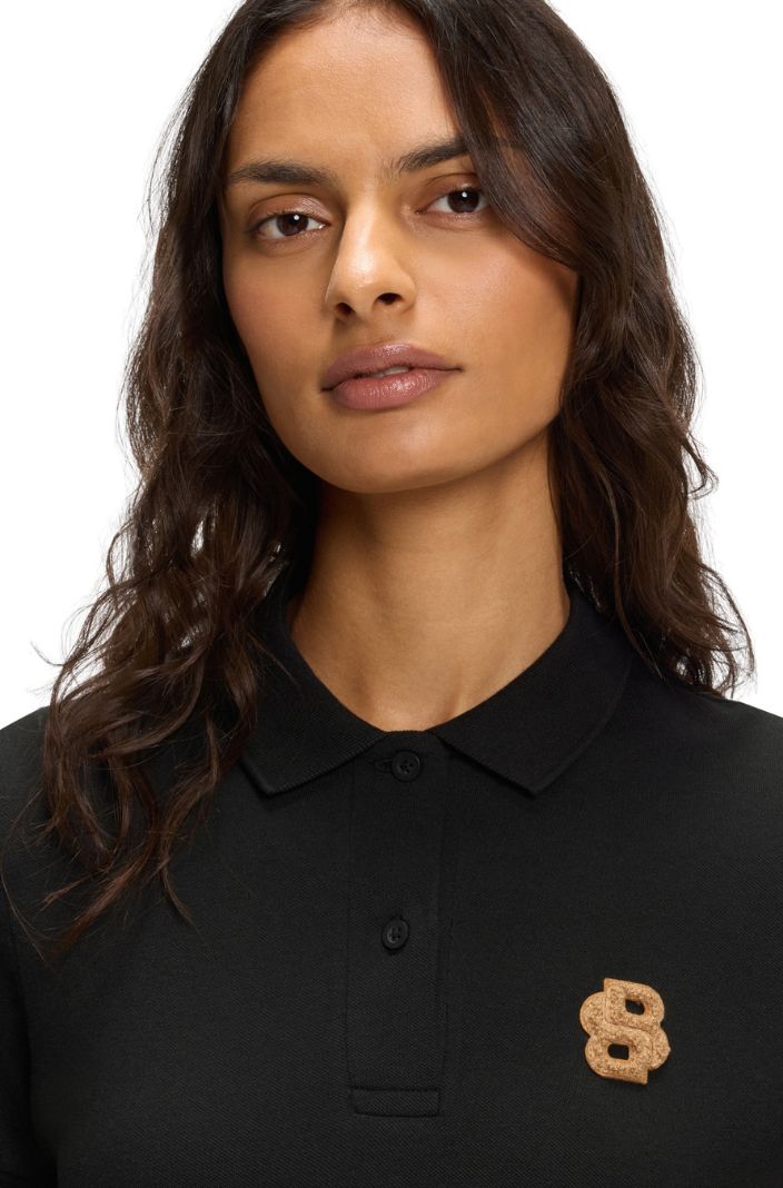 BOSS Equestrian »Damen Poloshirt Mona Black