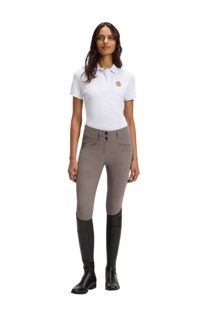 BOSS Equestrian »Damen Poloshirt Mona White