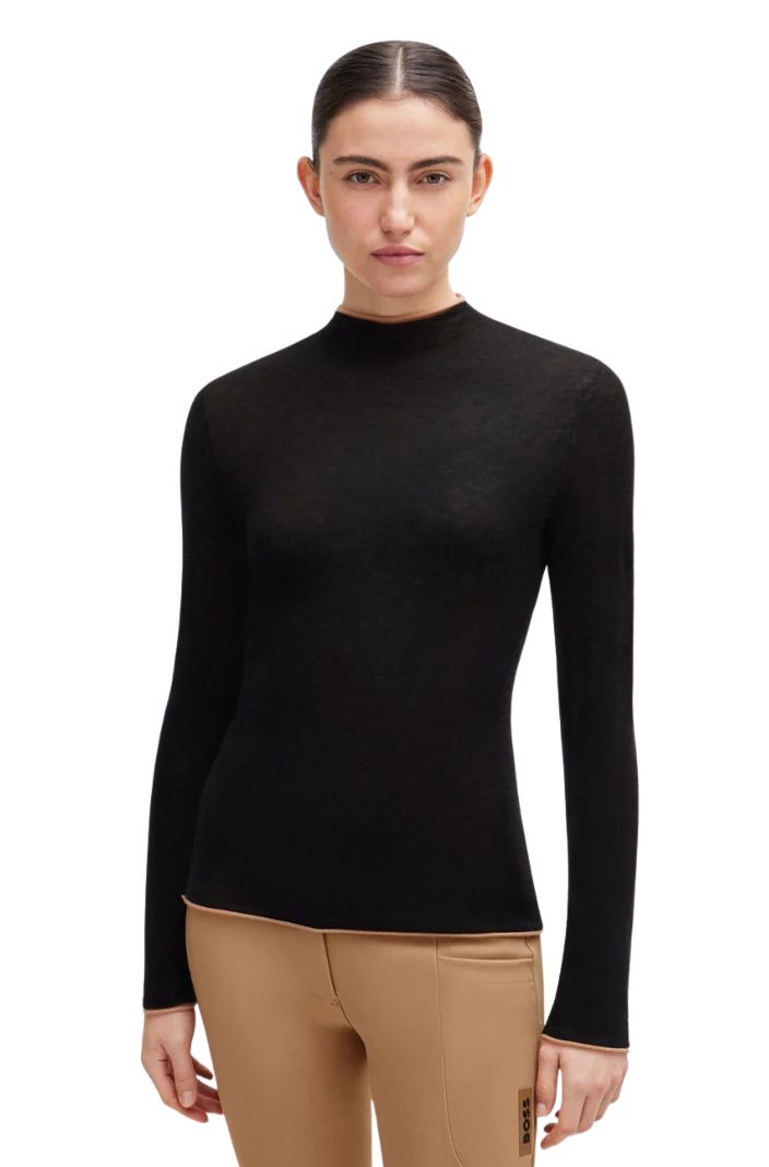 BOSS Equestrian Pullover May Schwarz