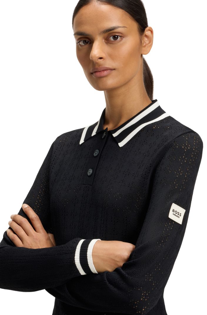 BOSS Equestrian Jumper Polo Pam Sky Captain