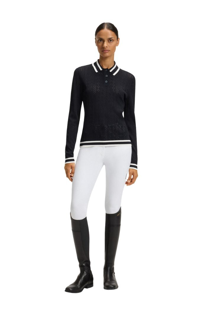 BOSS Equestrian Jumper Polo Pam Sky Captain