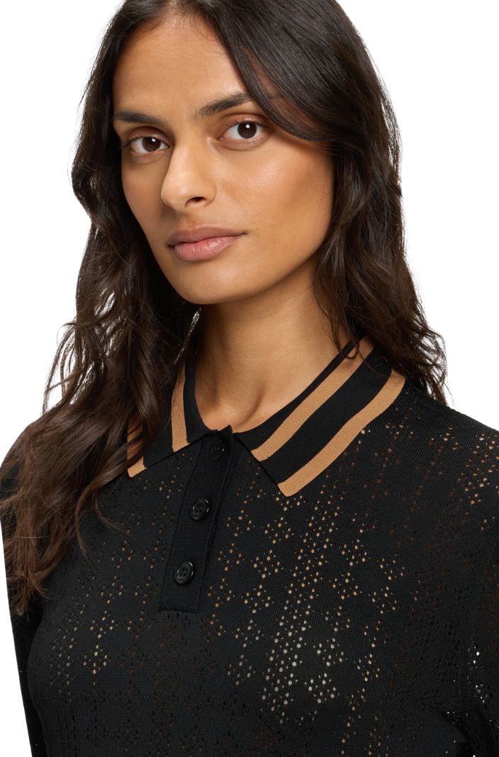 BOSS Equestrian »Damen Pullover Polo Pam Black