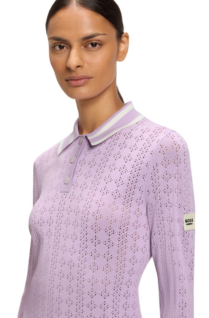 BOSS Equestrian »Damen Pullover Polo Pam Orchid