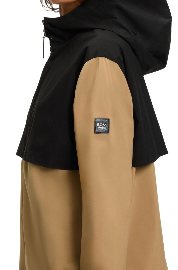 BOSS Equestrian Regenjacke Louise Black Camel