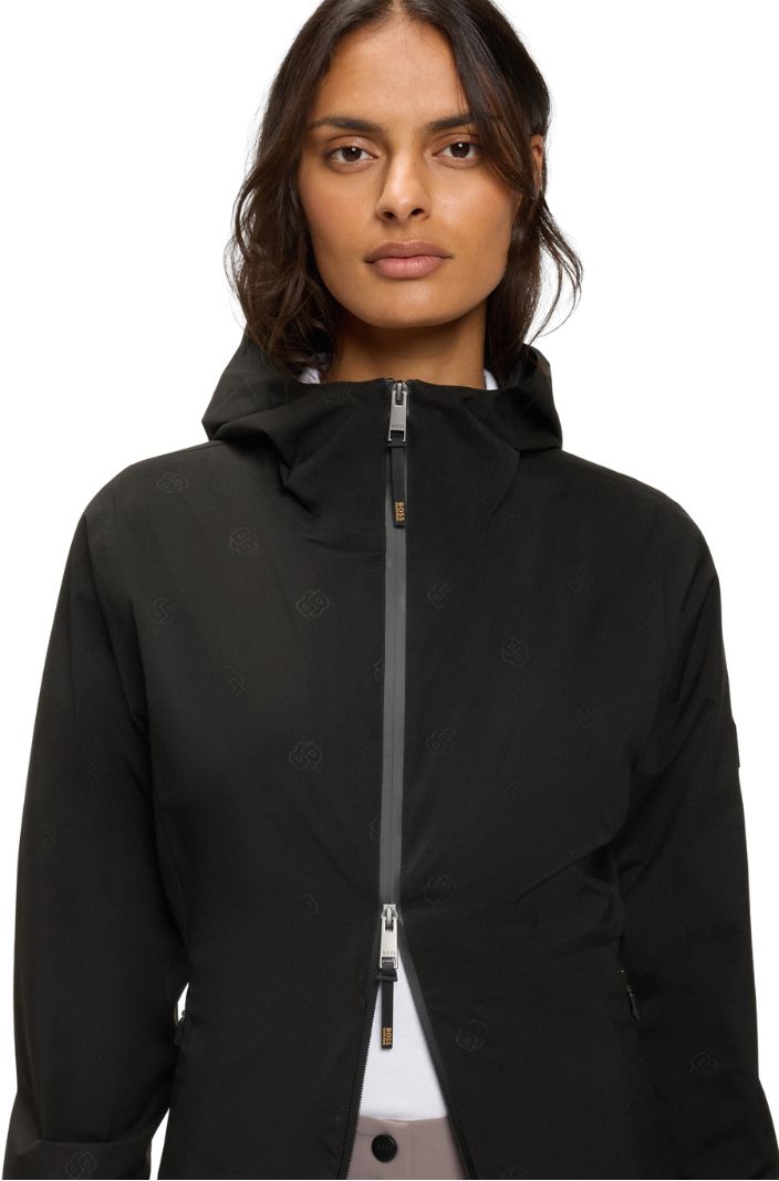 BOSS Equestrian »Damen Regenmantel Lara Black