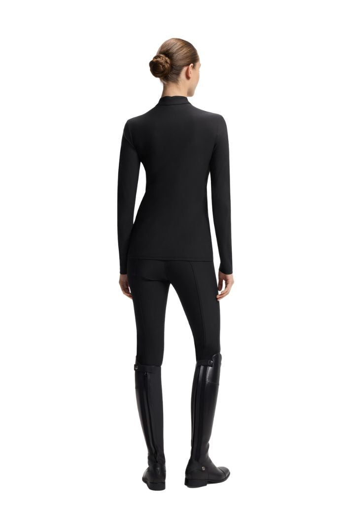 BOSS Equestrian Reitshirt Langarm Minou Schwarz