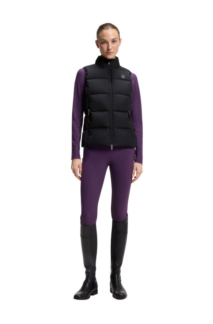 BOSS Equestrian Steppweste Viola Schwarz