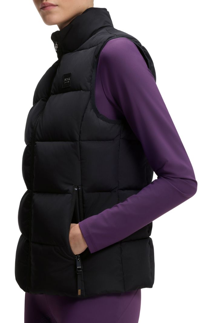 BOSS Equestrian Steppweste Viola Schwarz
