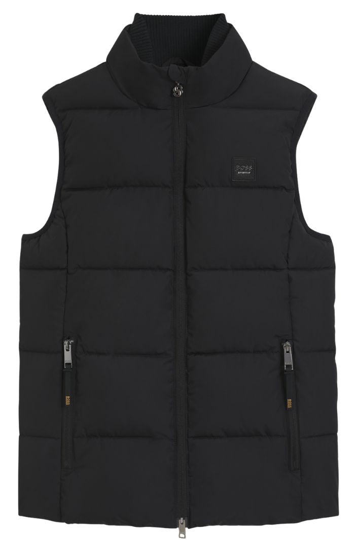 BOSS Equestrian Steppweste Viola Schwarz