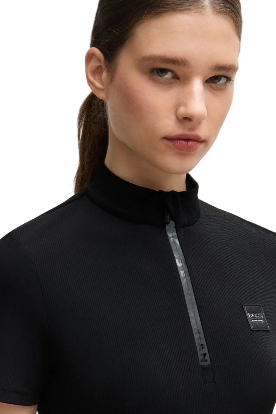 BOSS Equestrian Women's Riding Shirt Maira Stripes Black