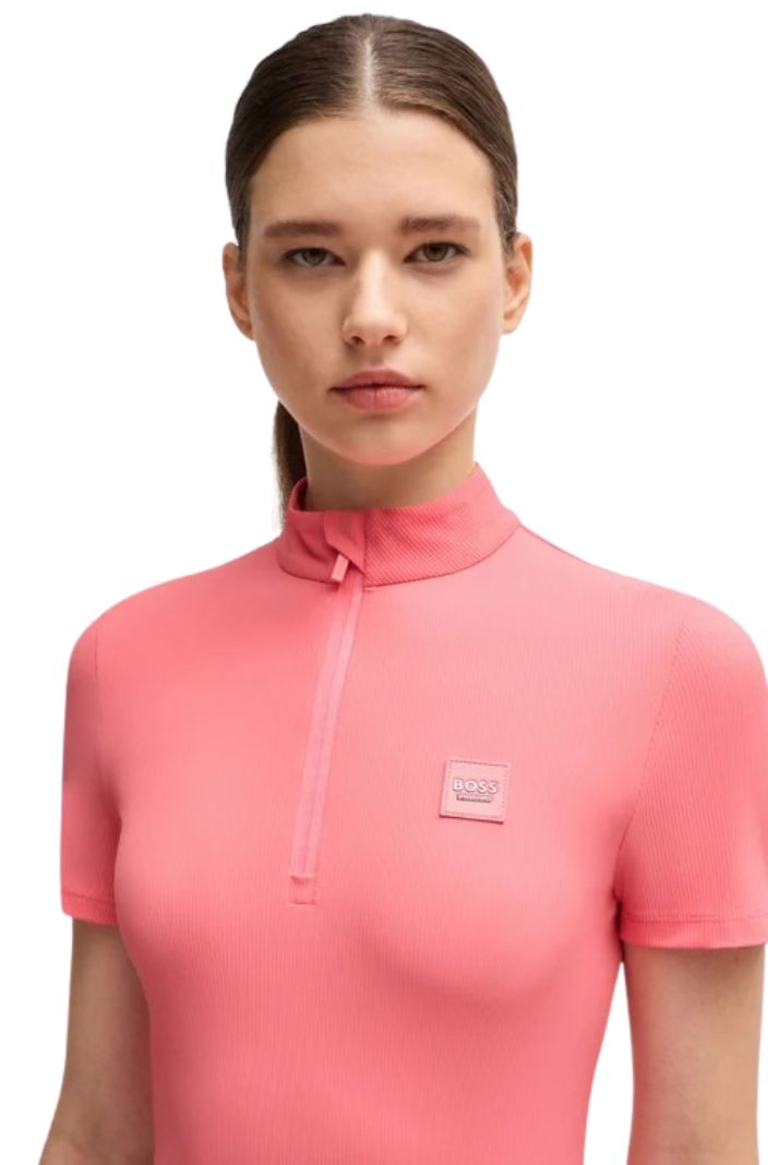 BOSS Equestrian »Women's Training Shirt Maira Stripes Pink
