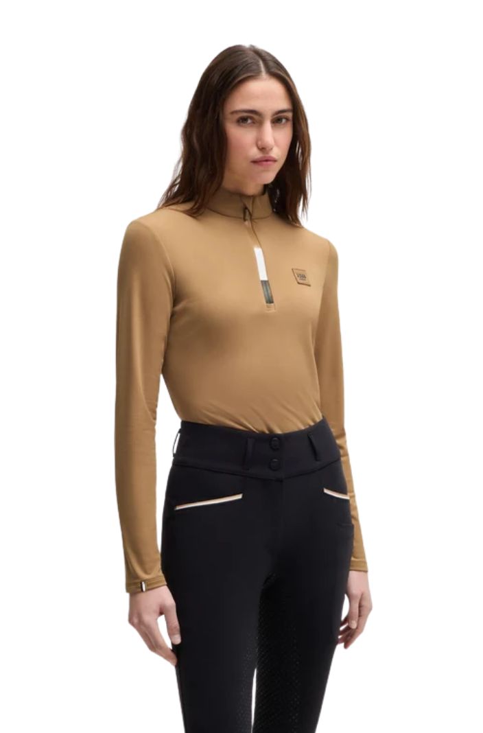 boss-equestrian-damen-trainingshirt-minou-camel