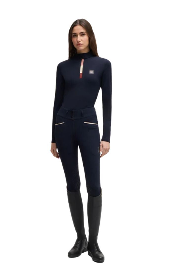 BOSS Equestrian Reitshirt Langarm Minou Sky Captain
