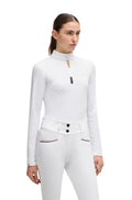 BOSS Equestrian Turniershirt Langarm Minou Weiß