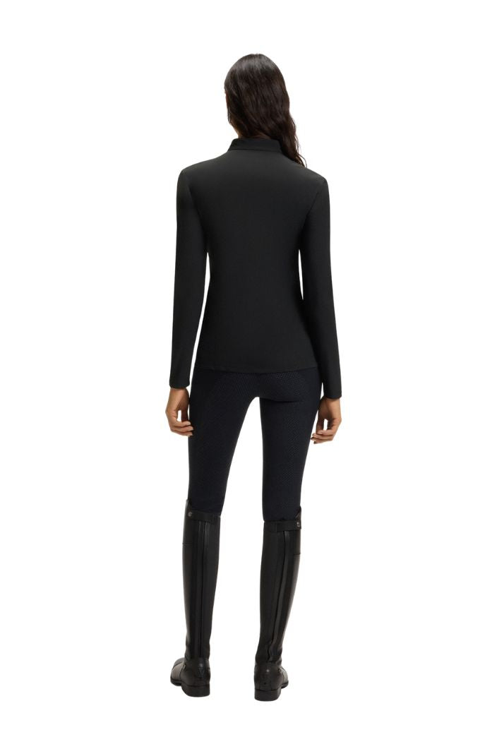 BOSS Equestrian Reitshirt Langarm Rachel Schwarz