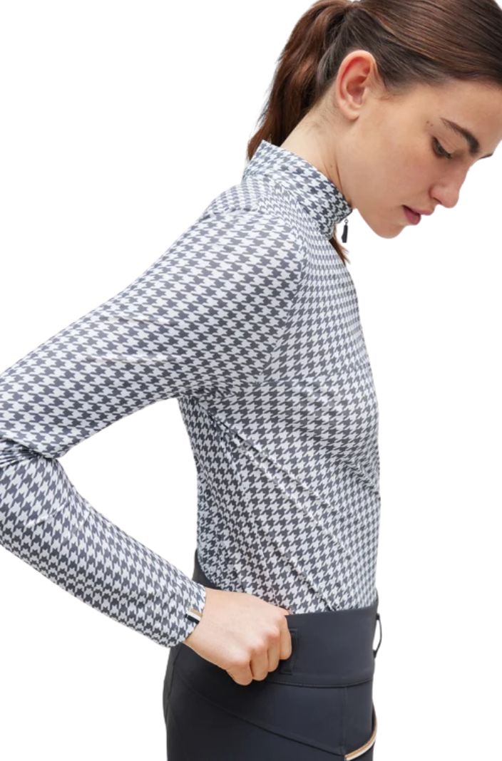 BOSS Equestrian Reitshirt Langarm Rachel Grau