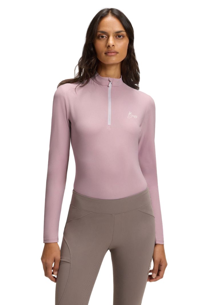boss-equestrian-damen-trainingsshirt-ruby-orchid-b7w0408-553