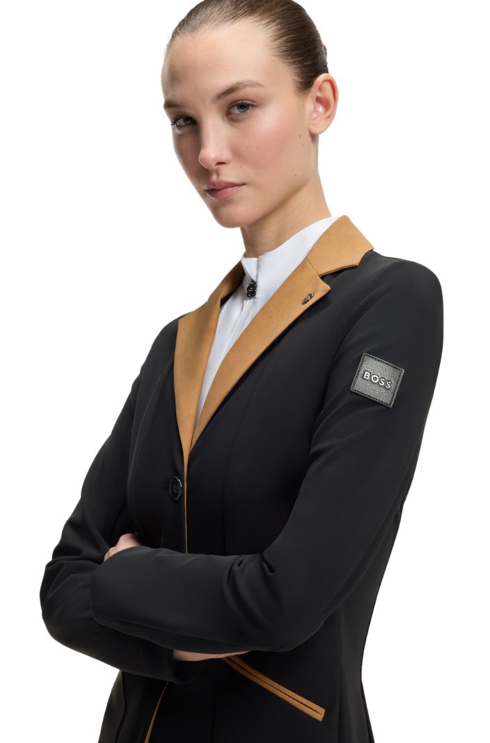 BOSS Equestrian Turniersakko Anna Schwarz Camel