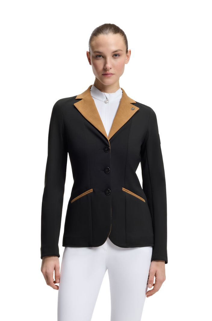 boss-equestrian-damen-turniersakko-anna-black-camel-collar