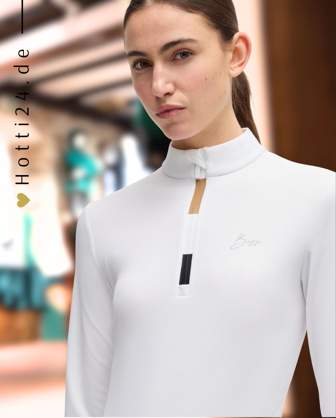 BOSS Equestrian »Turniershirt Minou White