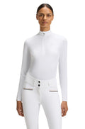 BOSS Equestrian Turniershirt Langarm Minou Weiß