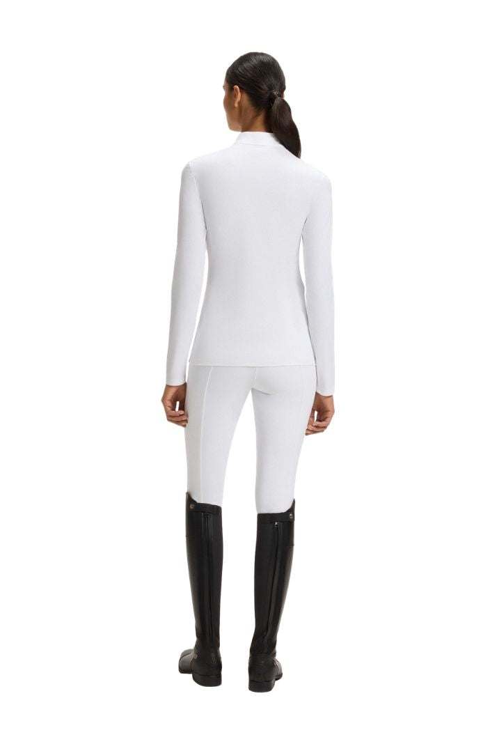 BOSS Equestrian Turniershirt Langarm Minou Weiß