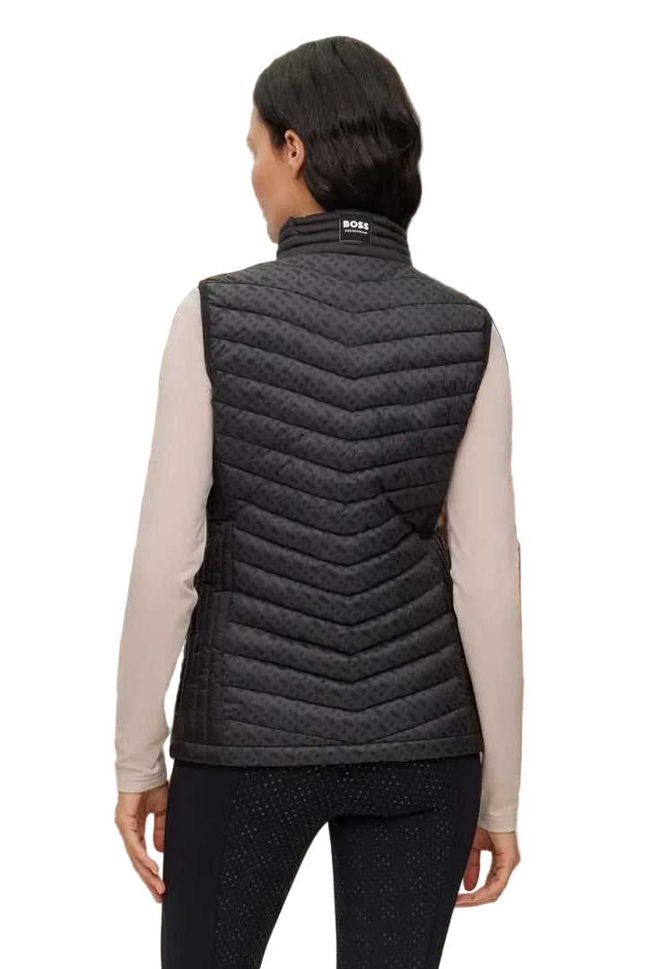 BOSS Equestrian Weste Bea Monogram Schwarz