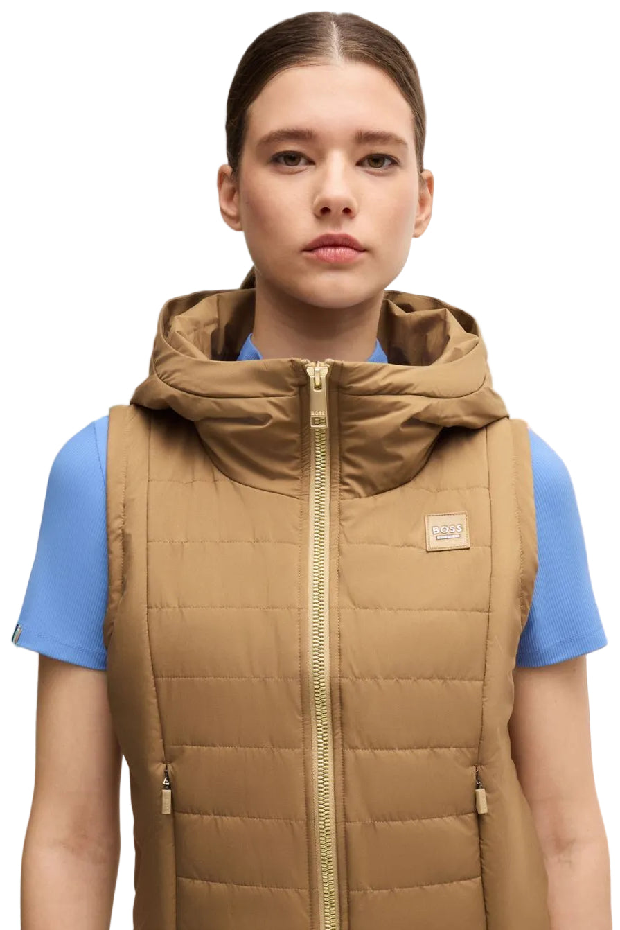 BOSS Equestrian »Damen Pufferweste Fally Camel