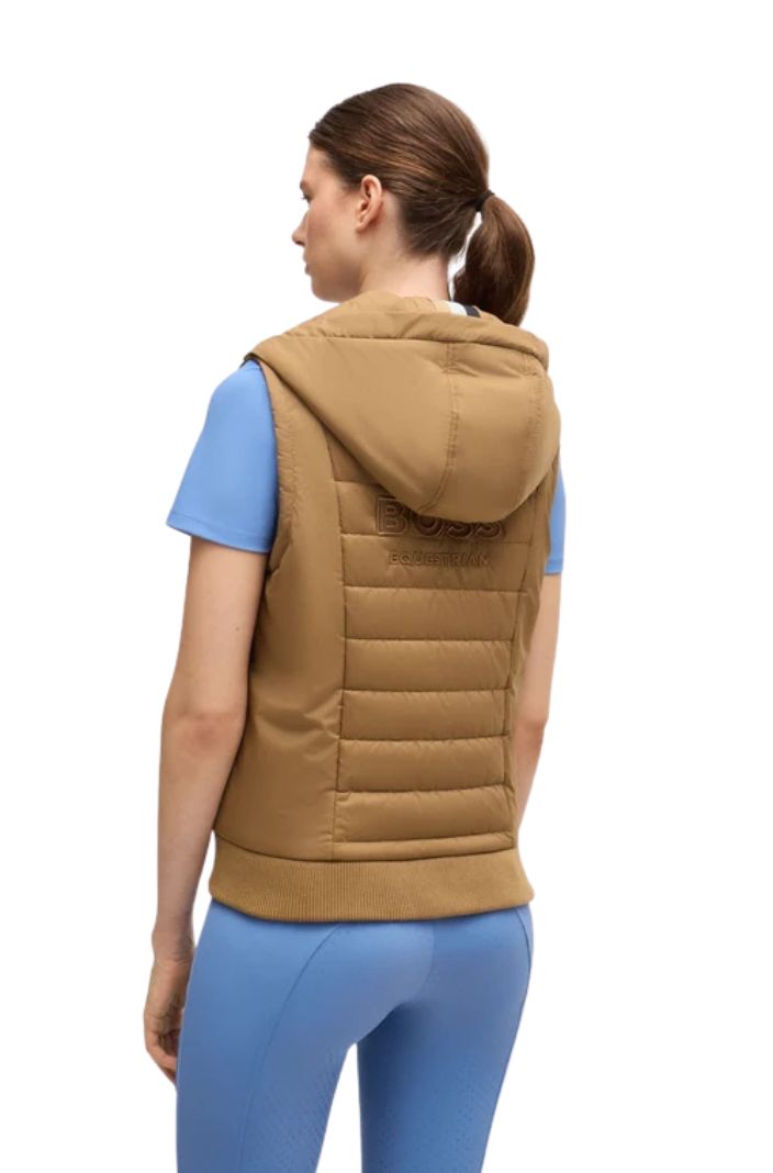 BOSS Equestrian Pufferweste Fally Camel