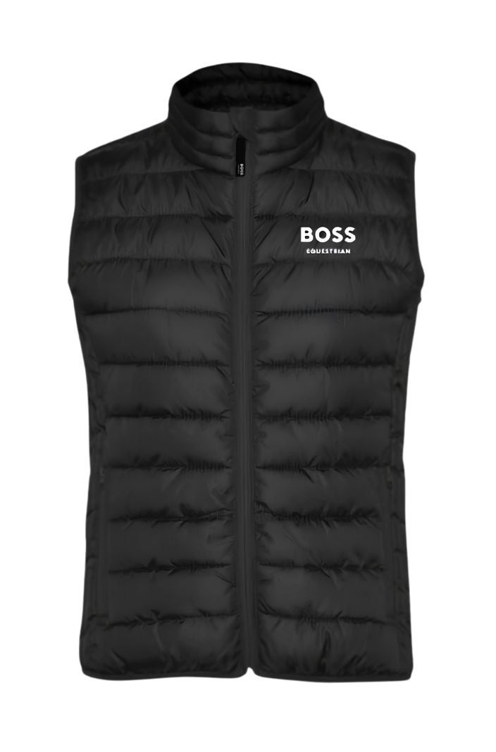 BOSS Equestrian Damen Puffer Weste Nice Schwarz