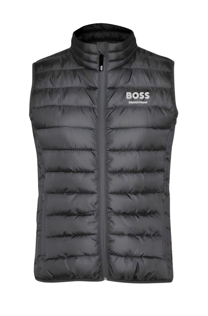 BOSS Equestrian Damen Puffer Weste Nice Graphit