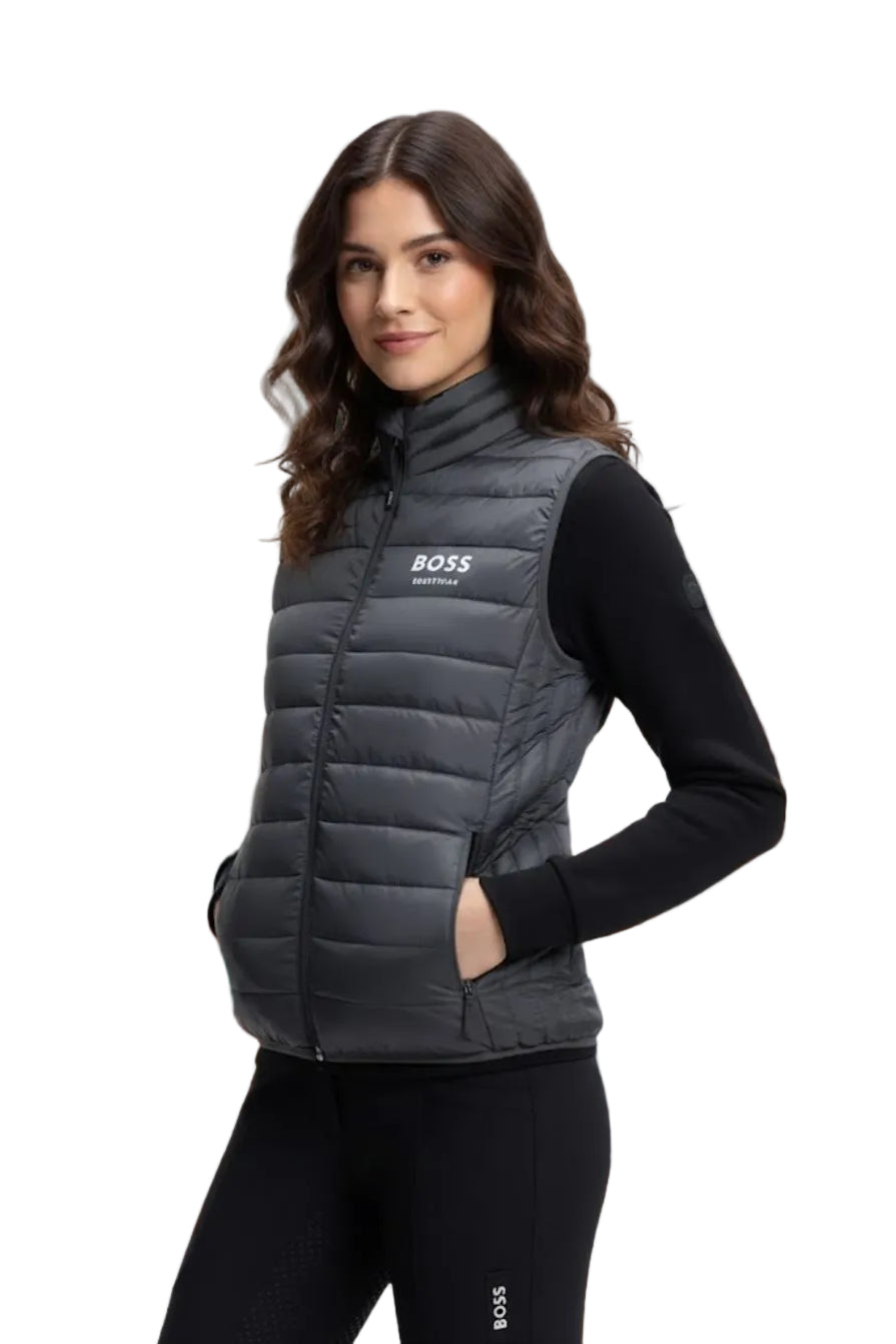 BOSS Equestrian »Weste Puffer Nice Graphit
