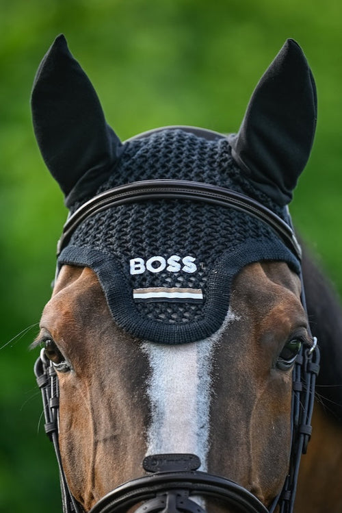 BOSS Equestrian "Fly Veil Calgary Tape Black