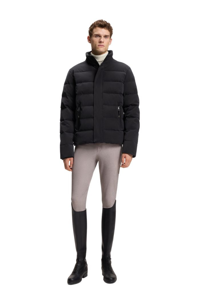 BOSS Equestrian Jacke Jamie Velvet-Optik Schwarz