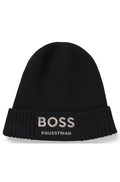 BOSS Equestrian Mütze Fisher Schwarz