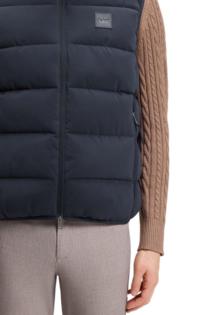 BOSS Equestrian Puffer Weste Jacob Sky Captain