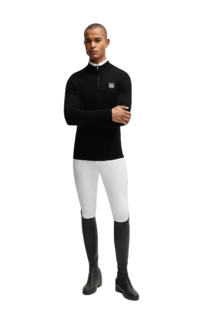 BOSS Equestrian Pullover Rouven Schwarz