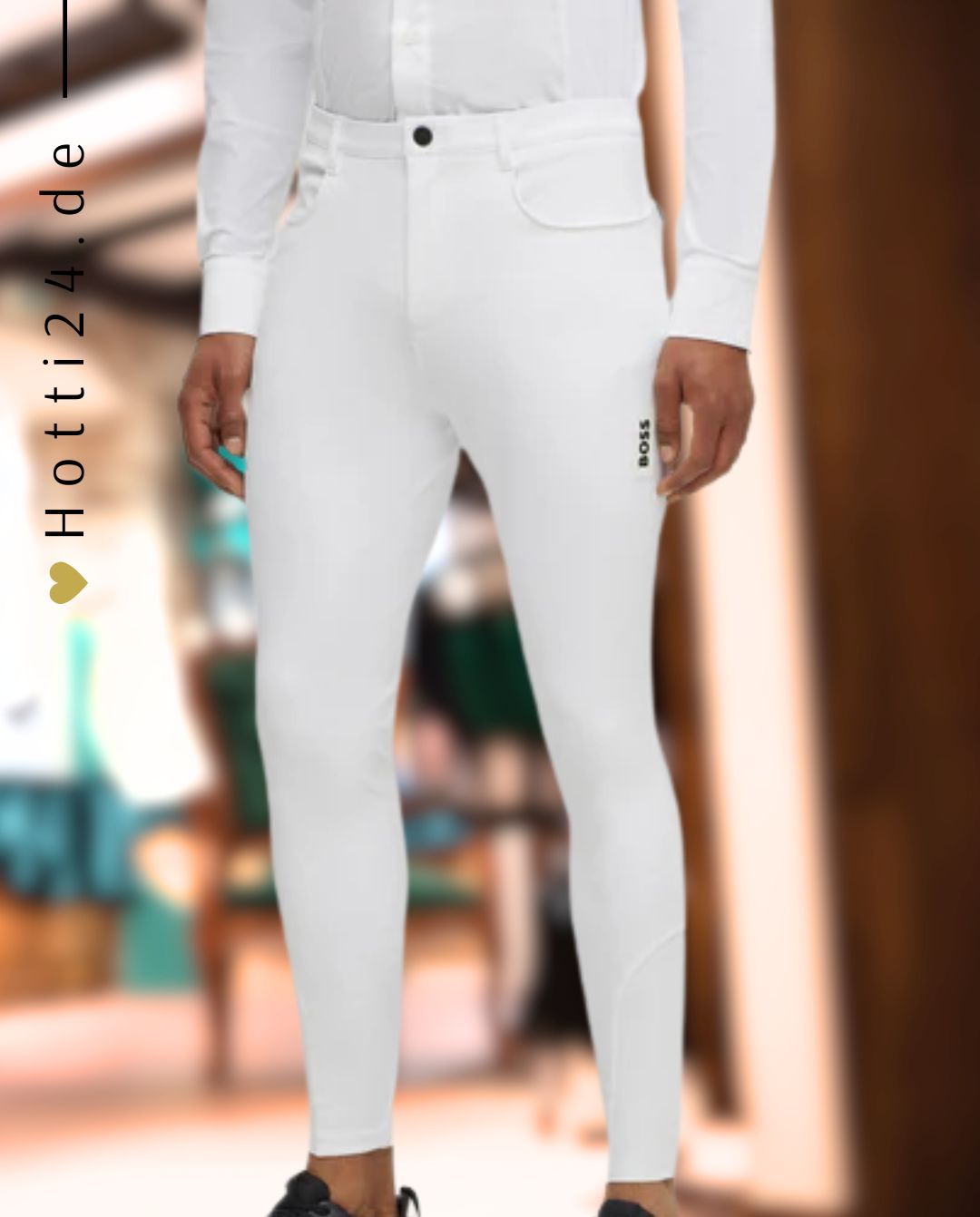 BOSS Equestrian »Reithose James KnieGrip White 🏷️
