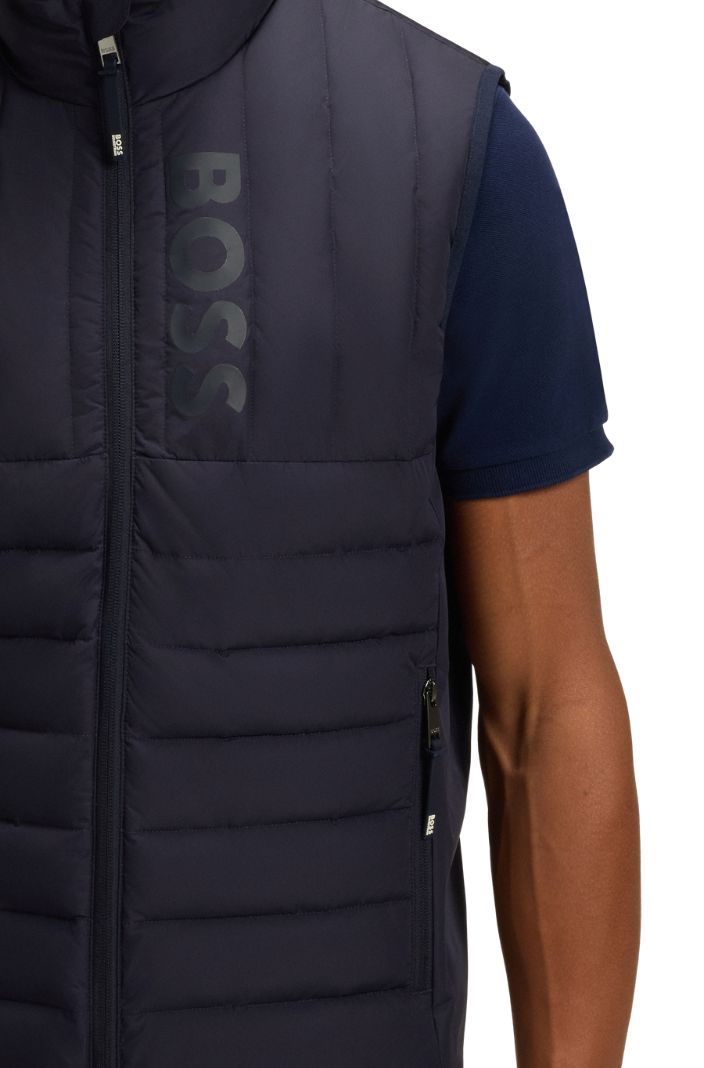 BOSS Equestrian »Herren Steppweste Ruben Sky Captain