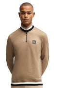 BOSS Equestrian »Sweatshirt Troyer Signature Camel