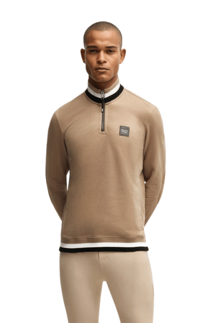 boss-equestrian-herren-sweatshirt-troyer-signature-camel