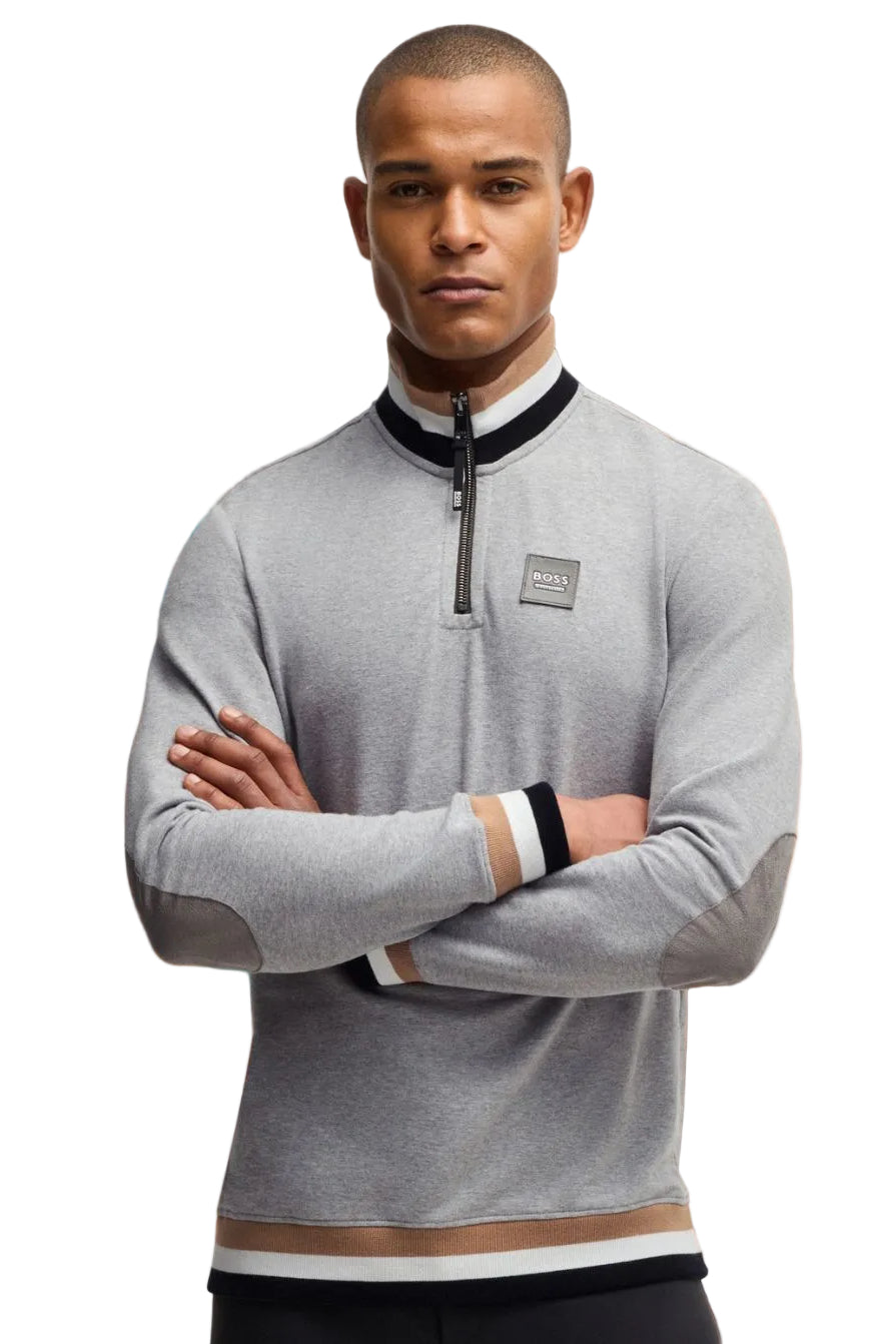 boss-equestrian-herren-sweatshirt-troyer-signature-greymelange-b6m1204-041-kaufen-www.hotti24.de