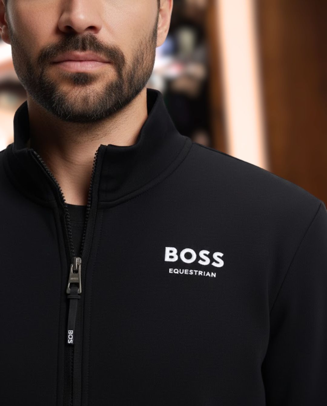 BOSS Equestrian »Trainingsjacke Rome Black