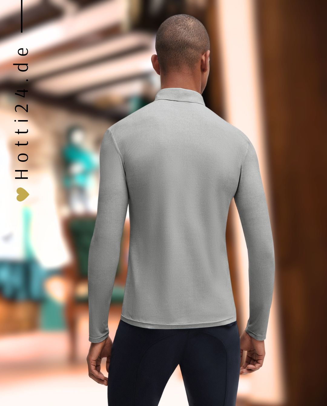 BOSS Equestrian »Trainingsshirt Elton Light Grey