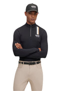 BOSS Equestrian Reitshirt Langarm Ethan Schwarz