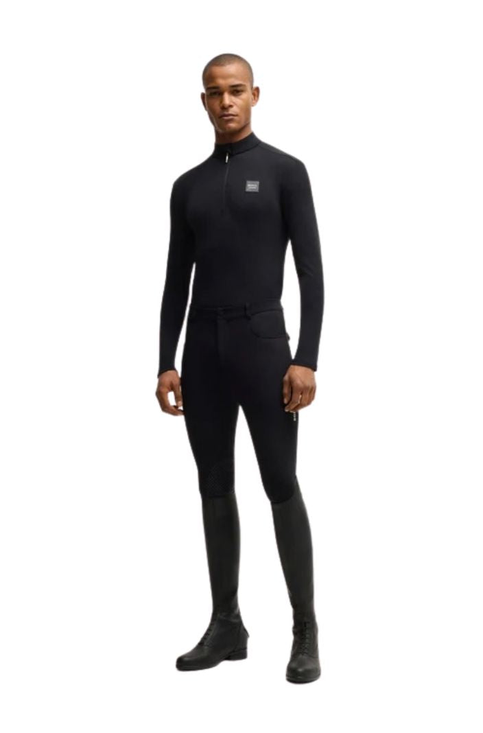BOSS Equestrian Trainingsshirt Nolan Peached Schwarz