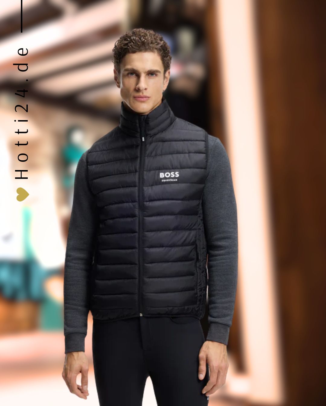 BOSS Equestrian »Weste Puffer Monza Black