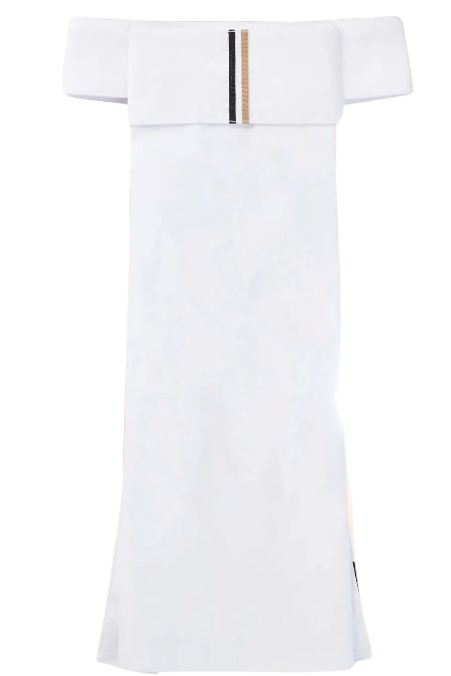 BOSS Equestrian Plastron Signature White