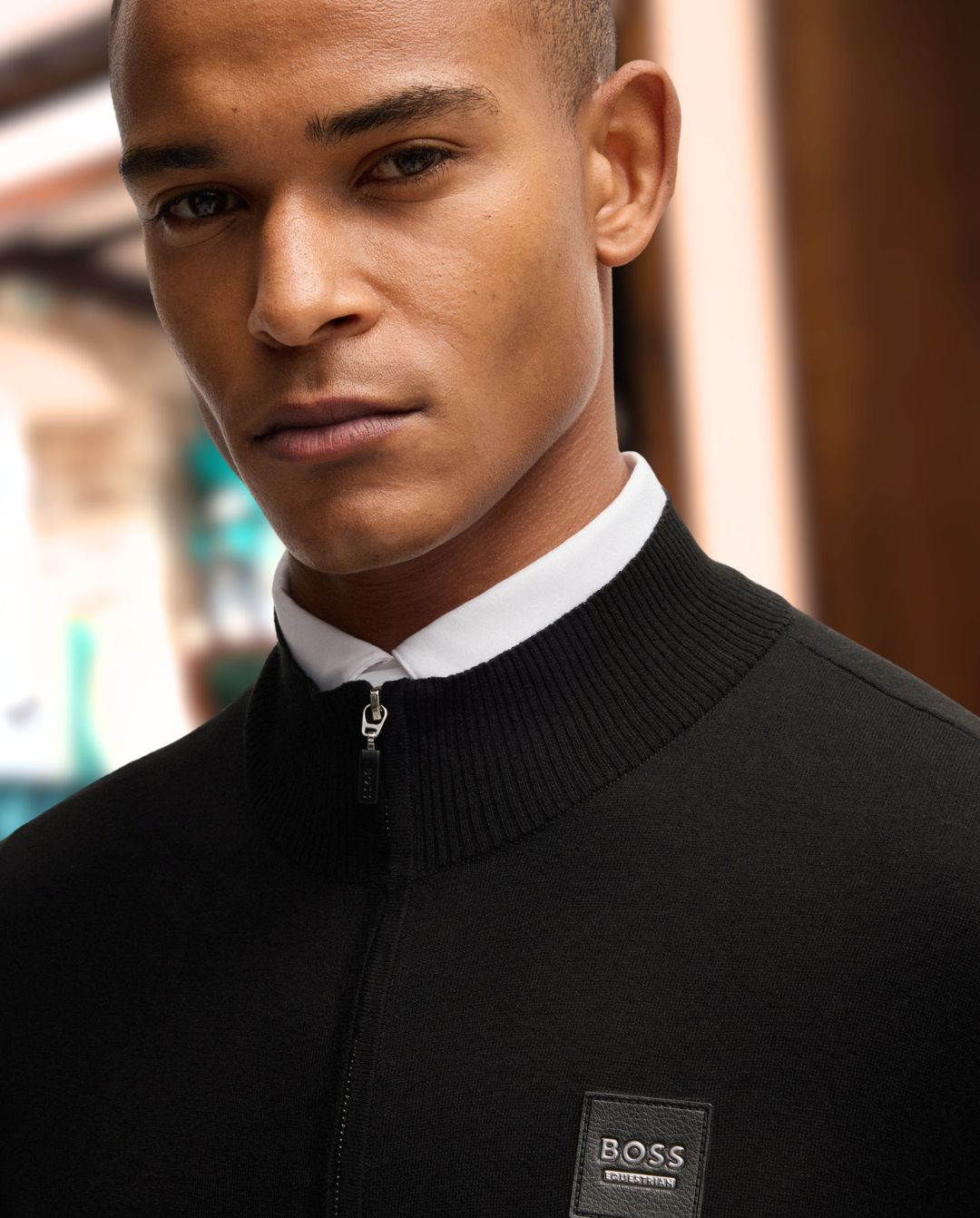 BOSS Equestrian »Pullover Rouven Black